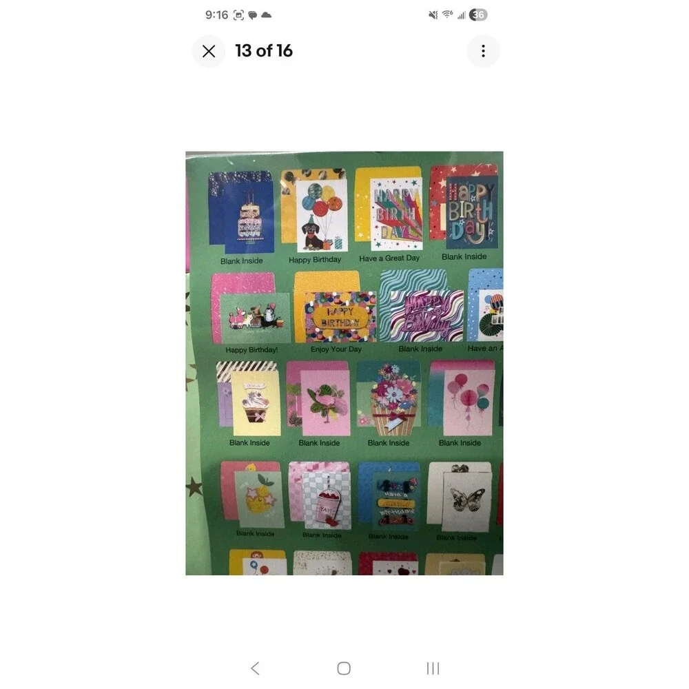 PRO4ALL Hand Crafted All Occasion Greeting Card Collection, 40-count NEW MODEL